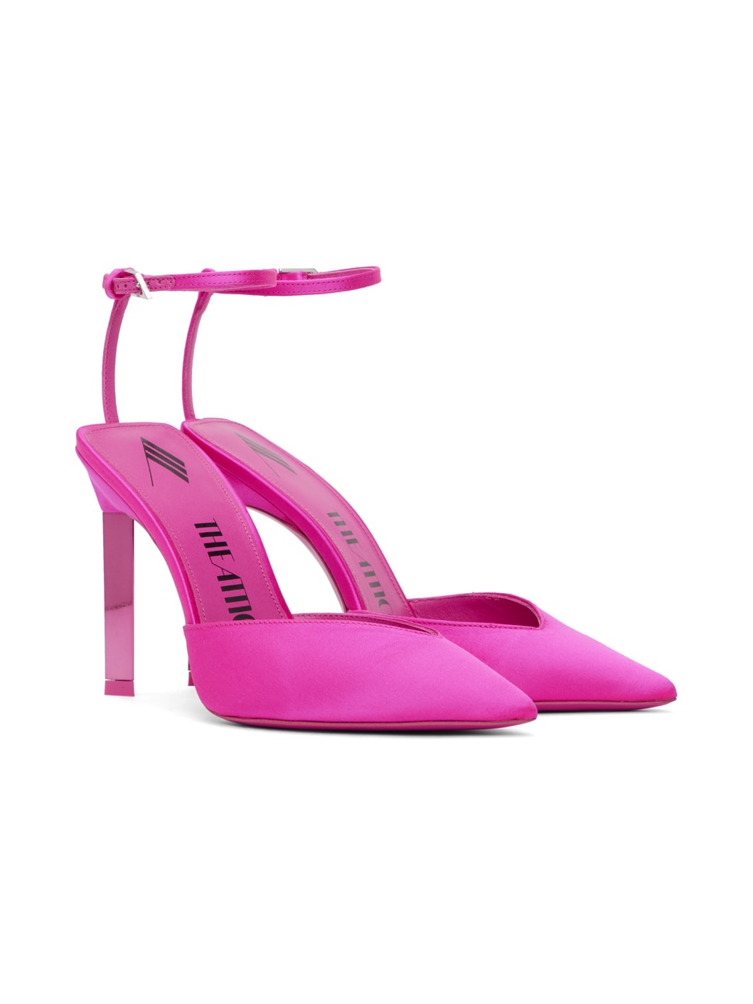 Pink Perine Slingback Heels - 4