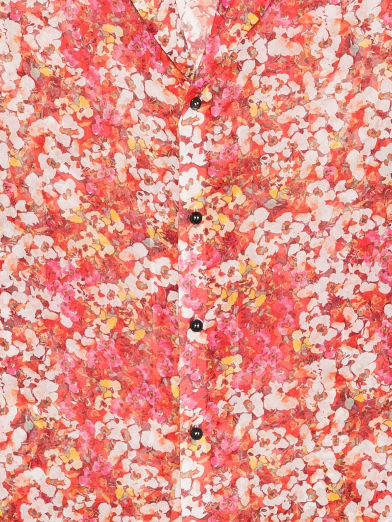 floral-print chiffon shirt 3