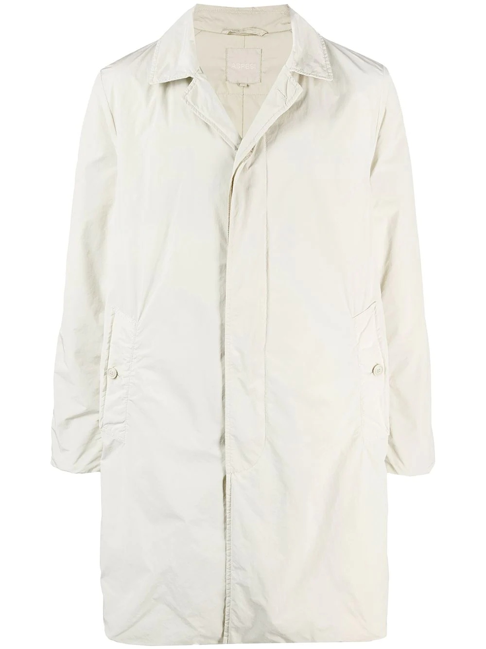 button-front parka - 1