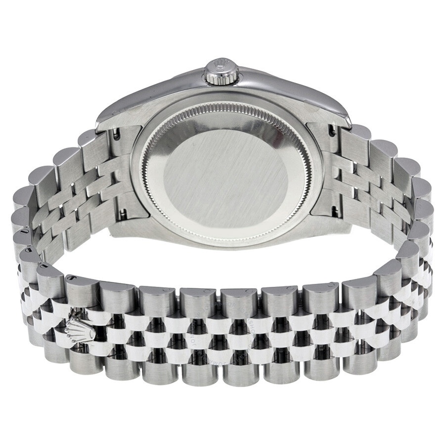Rolex Oyster Perpetual Datejust 36 Silver Dial Stainless Steel Jubilee Bracelet Automatic Ladies Wat - 3