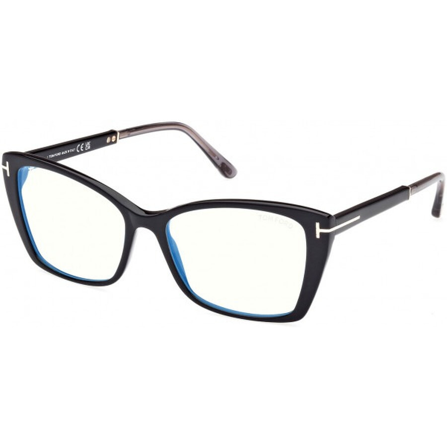 Tom Ford Demo Cat Eye Ladies Eyeglasses FT5893-B 001 55 - 1