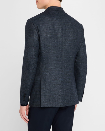 EMPORIO ARMANI Men's Grainy Wool-Blend Sport Coat outlook