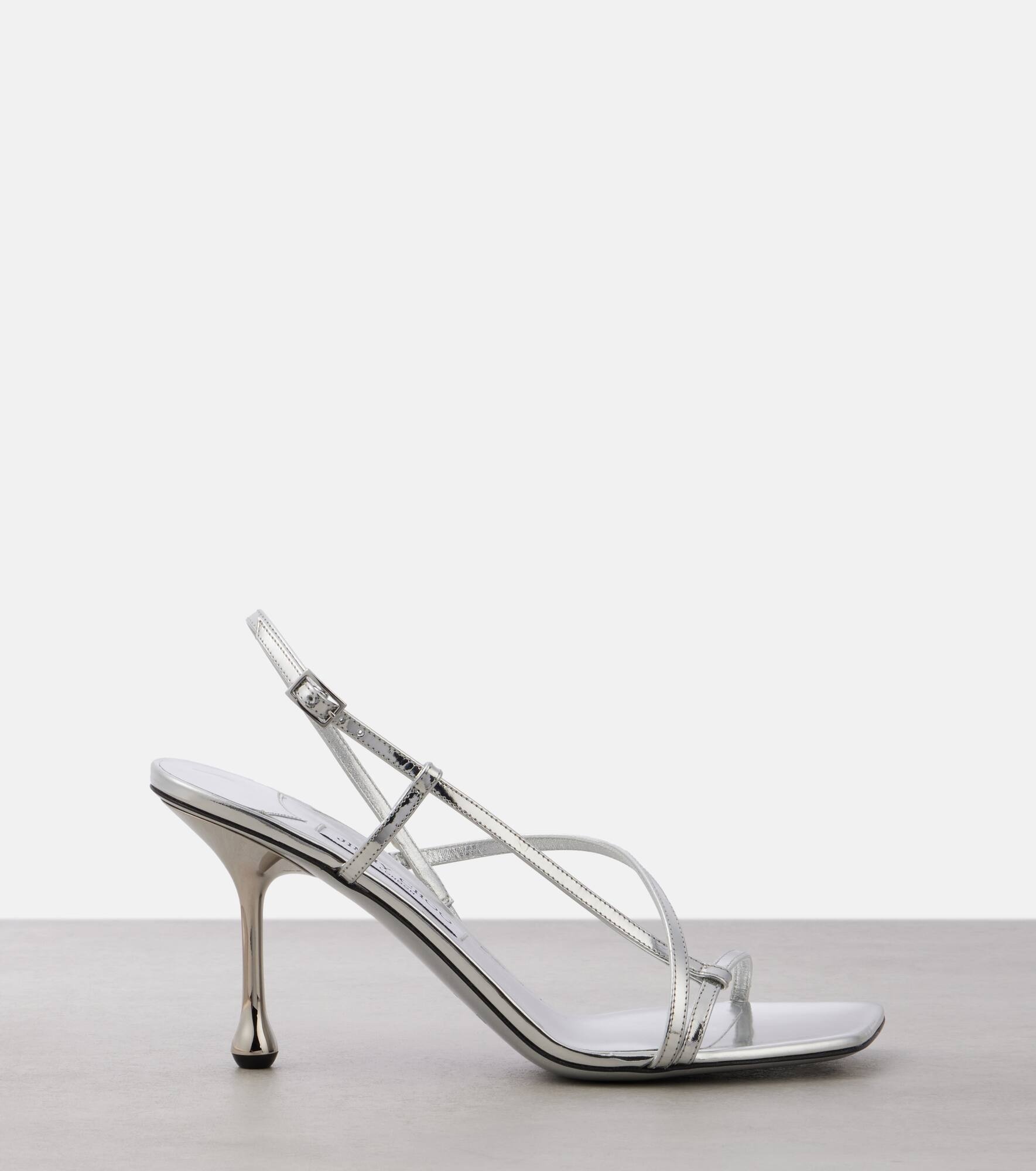 Etana 80 metallic leather sandals - 4
