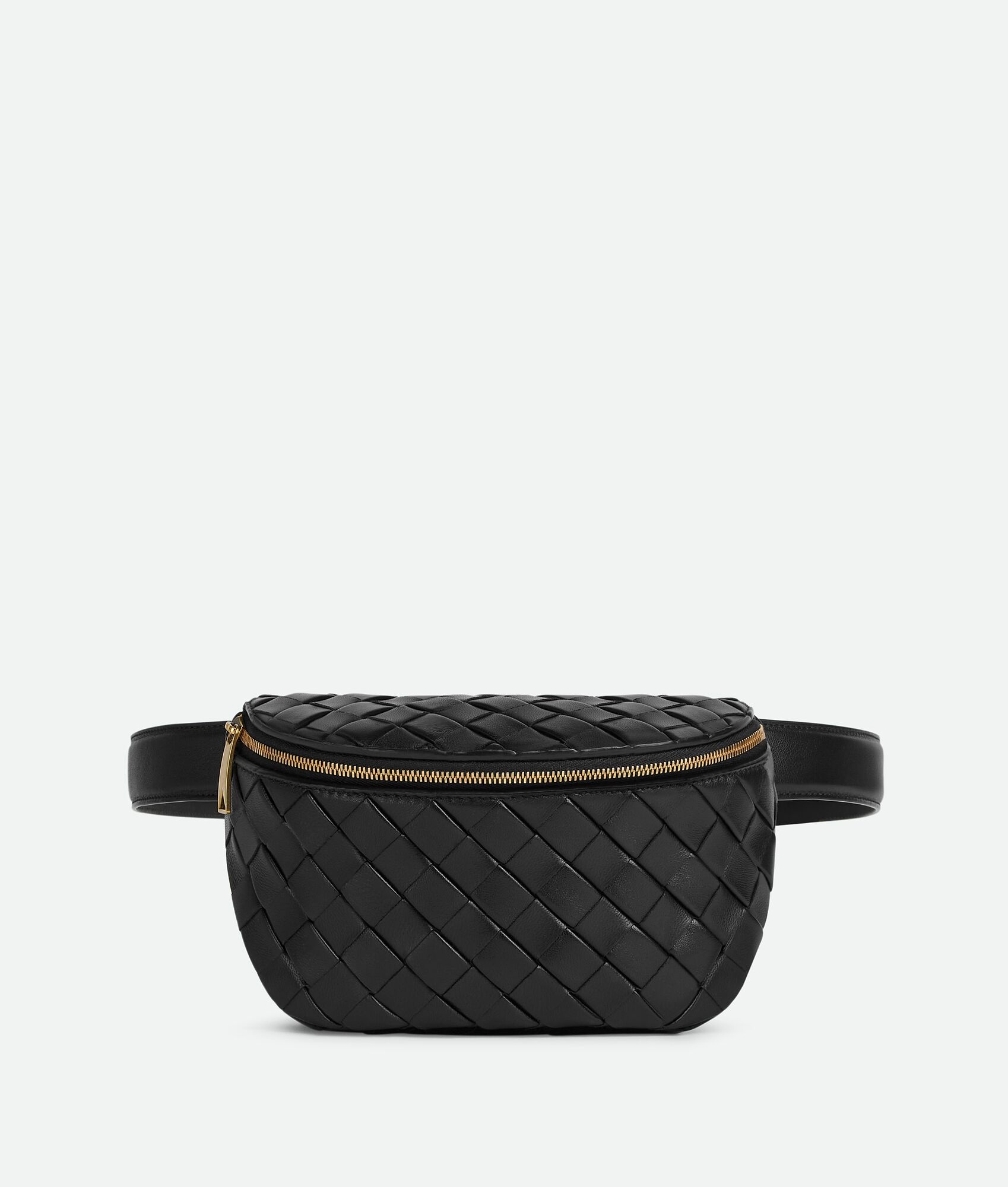 Padded Intrecciato Belt Bag - 1