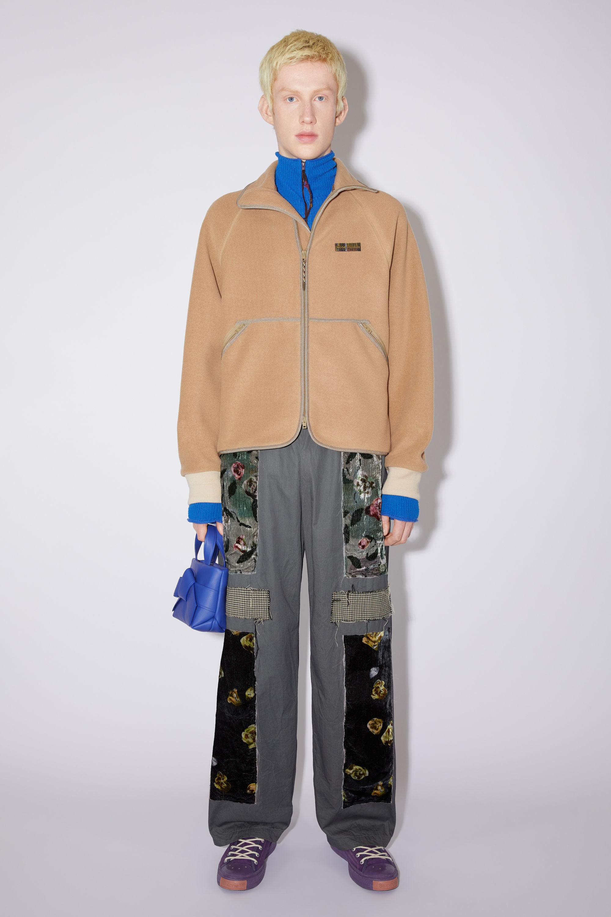 Polar fleece jacket - Camel brown - 2