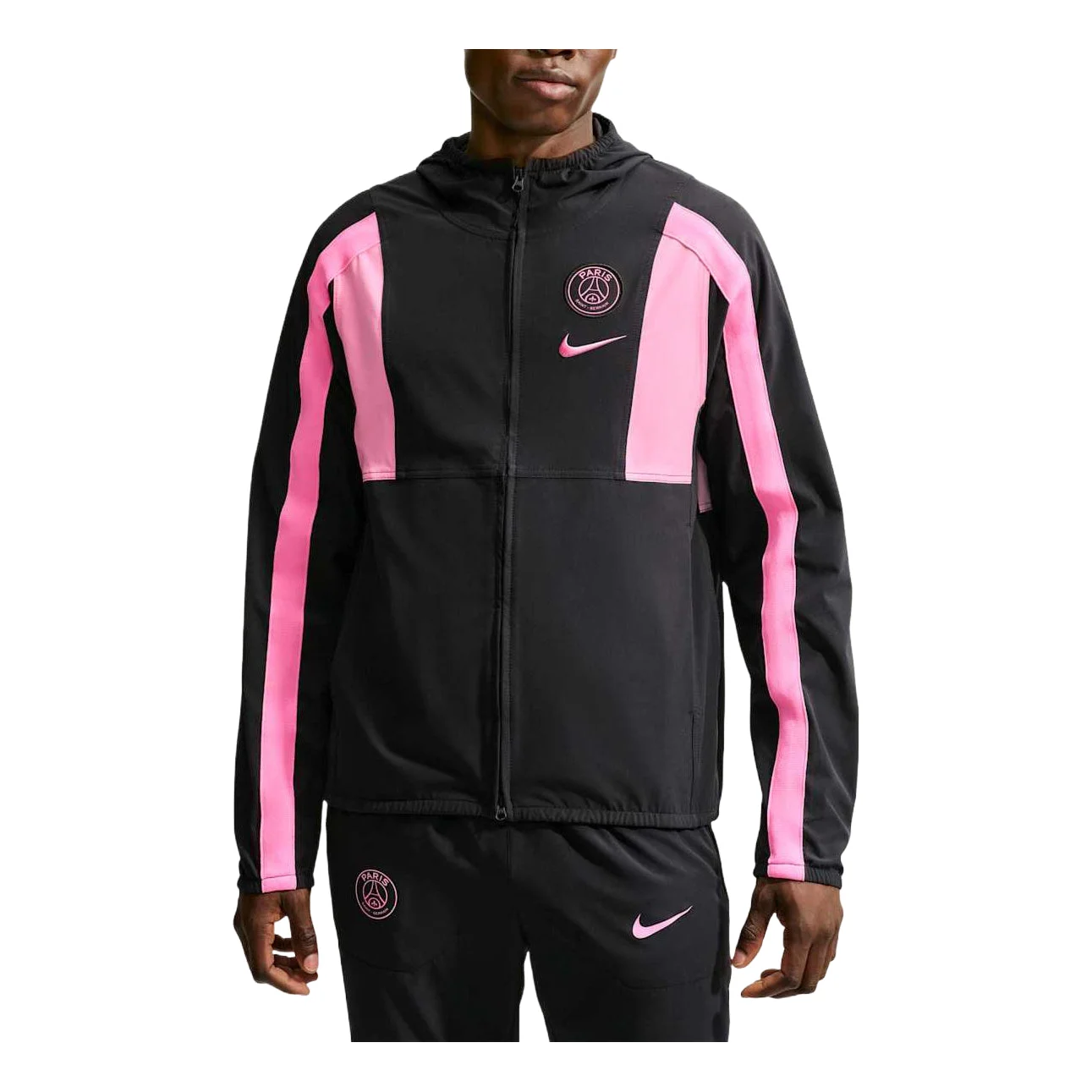 Nike x Paris Saint-Germain Energy Woven Jacket 'Black Pink Beam' IO3449-010 - 1