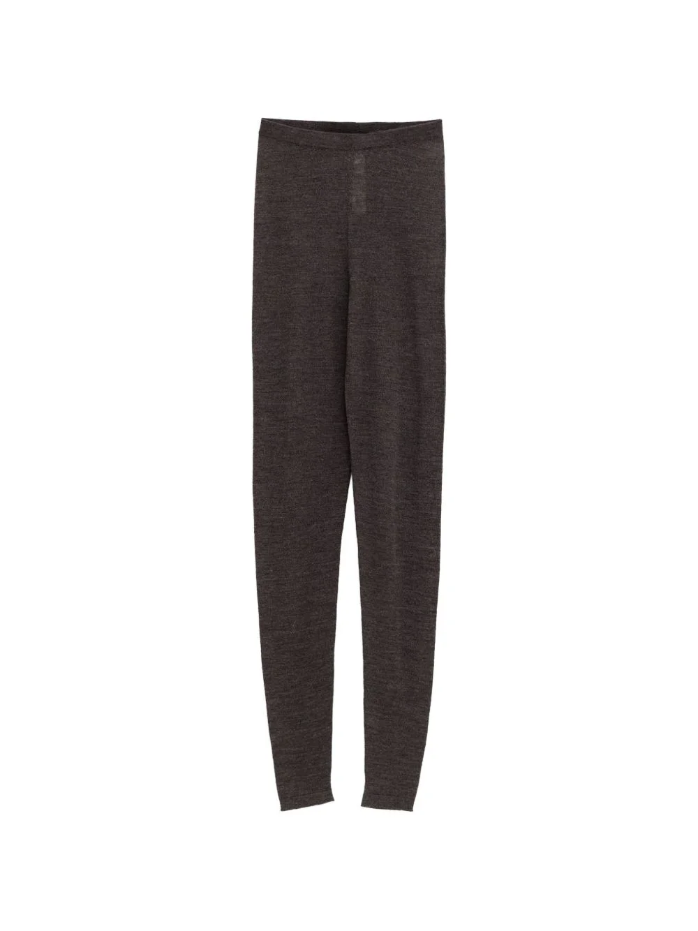 elasticated-waistband leggings - 1