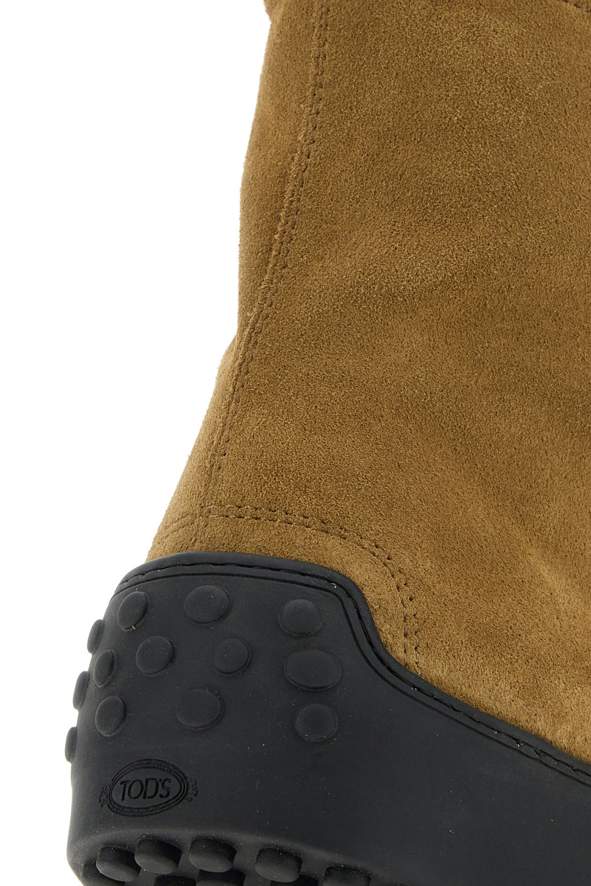 Camel suede ankle boots - 4
