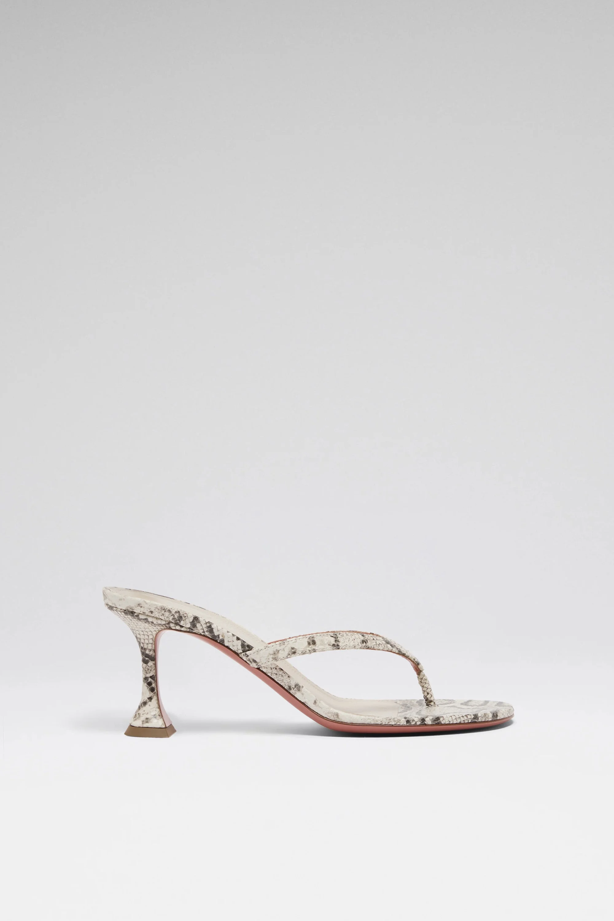 JULIETTE THONG SLIPPER 70 NATURAL PRINTED SNAKE - 1