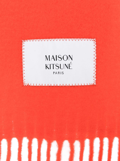 Maison Kitsuné fringed scarf outlook