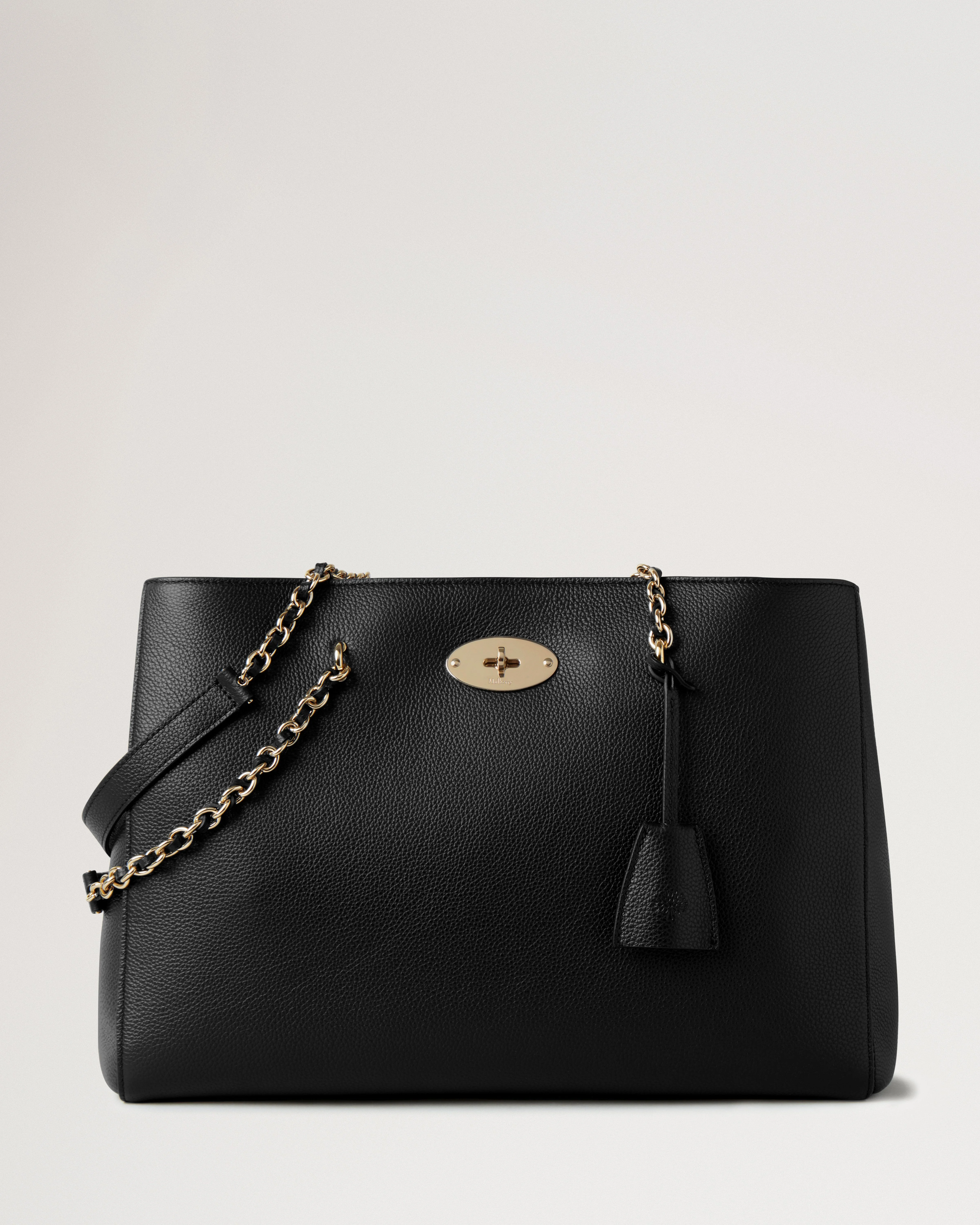 Lily Chain Tote
Black Small Classic Grain - 1