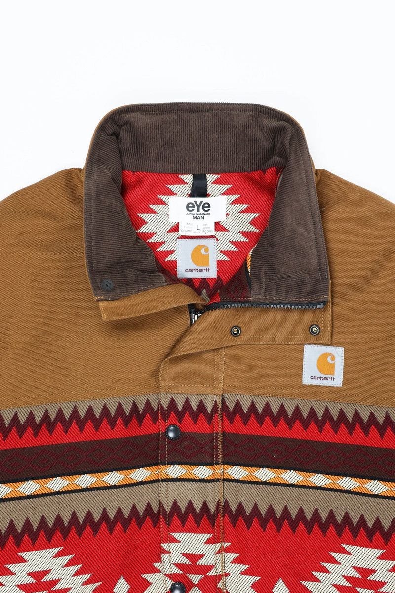 Junya Watanabe MAN SOUTHWESTERN CHORE JACKET - RED/TAN outlook