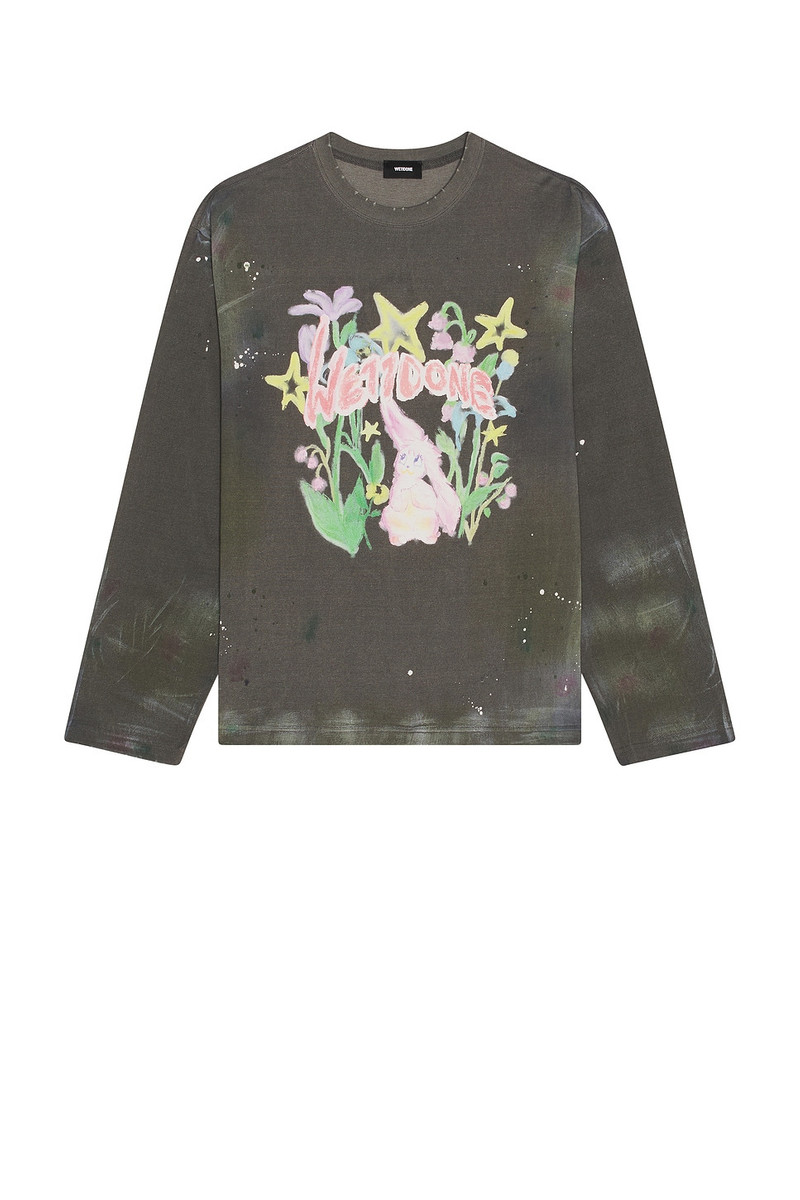 We11done Dirty Painting Long Sleeve T-Shirt outlook