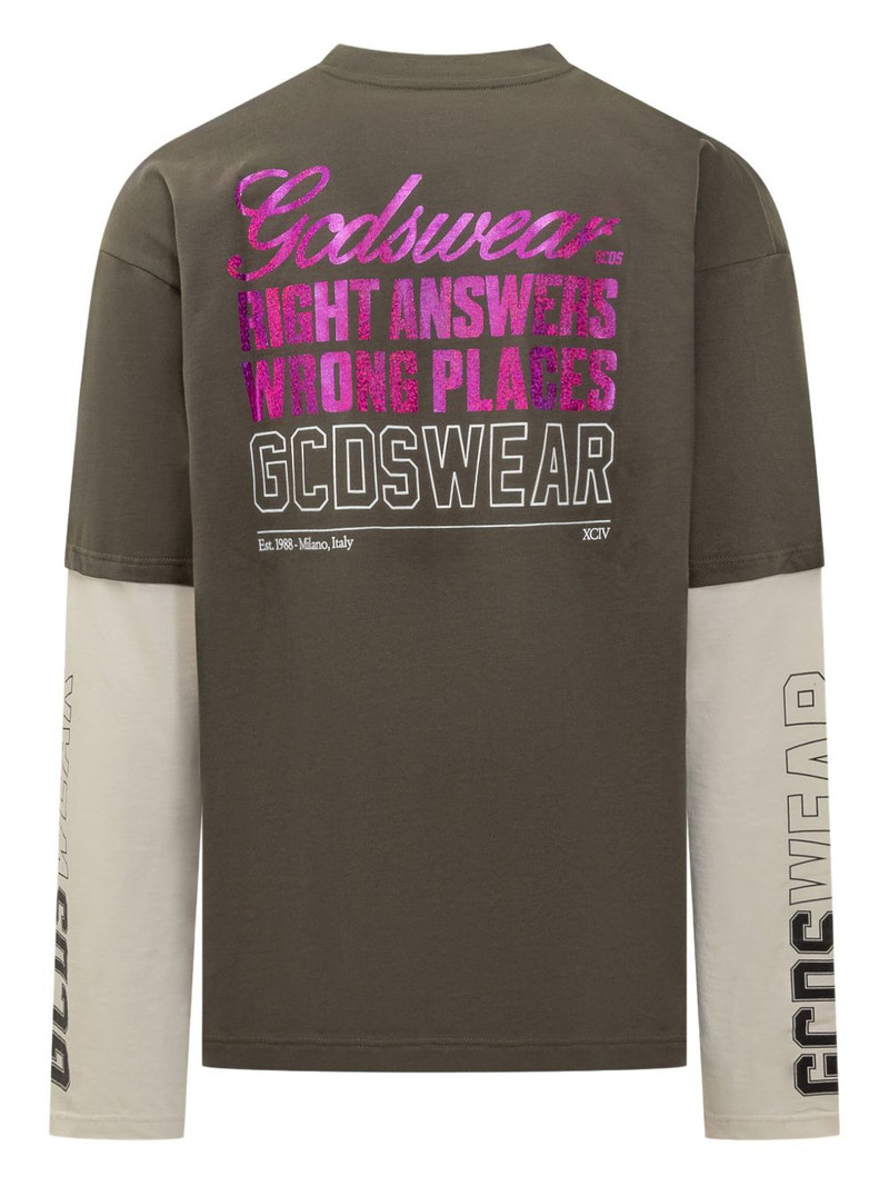GCDS layered long-sleeve t-shirt outlook