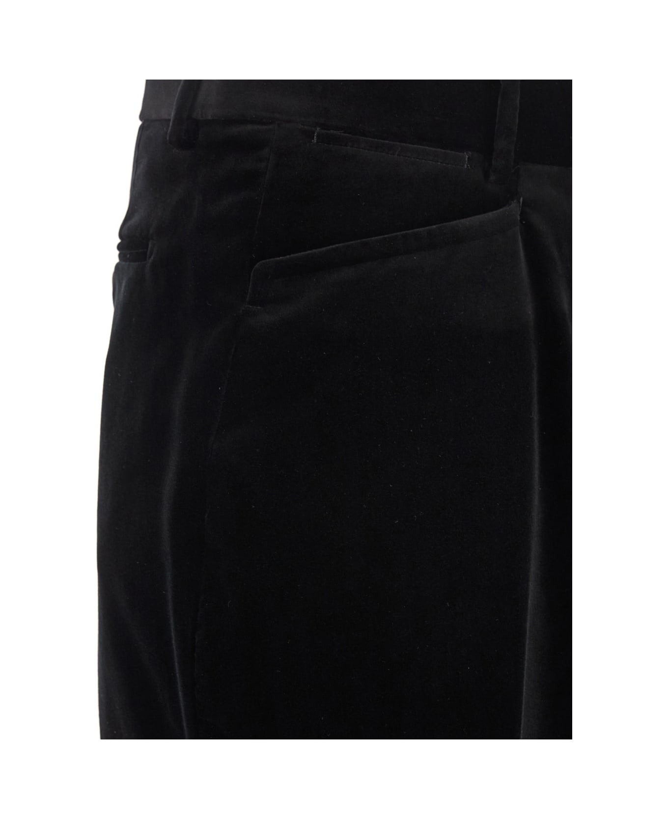 Pantalone In Velluto No Raso - 3