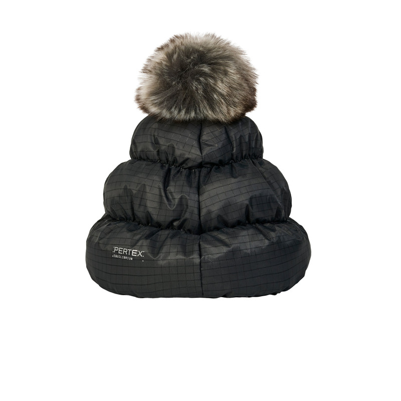 PALACE PERTEX PUFFA BEANIE BLACK outlook