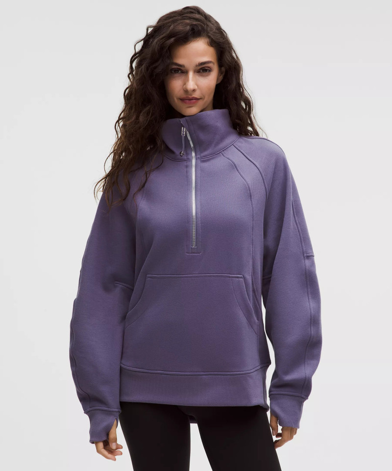 Scuba Oversized Funnel-Neck Half Zip *Long 1