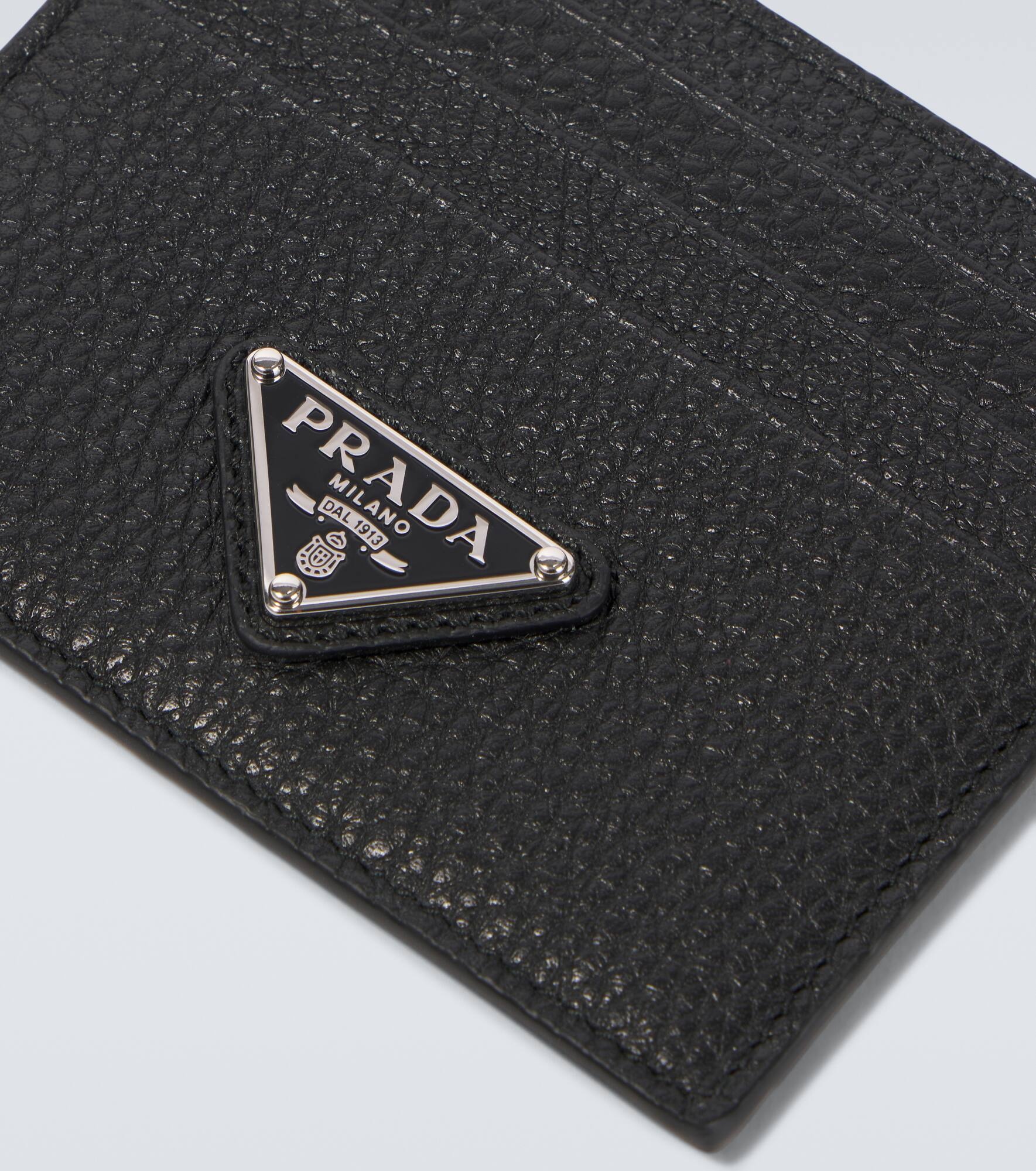 Logo leather card holder - 3