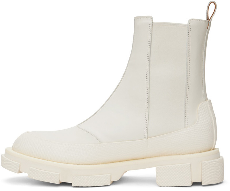 White Gao Chelsea Boots 3