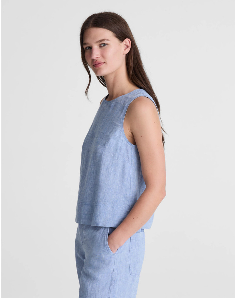 Shell Top in 100% Linen 4