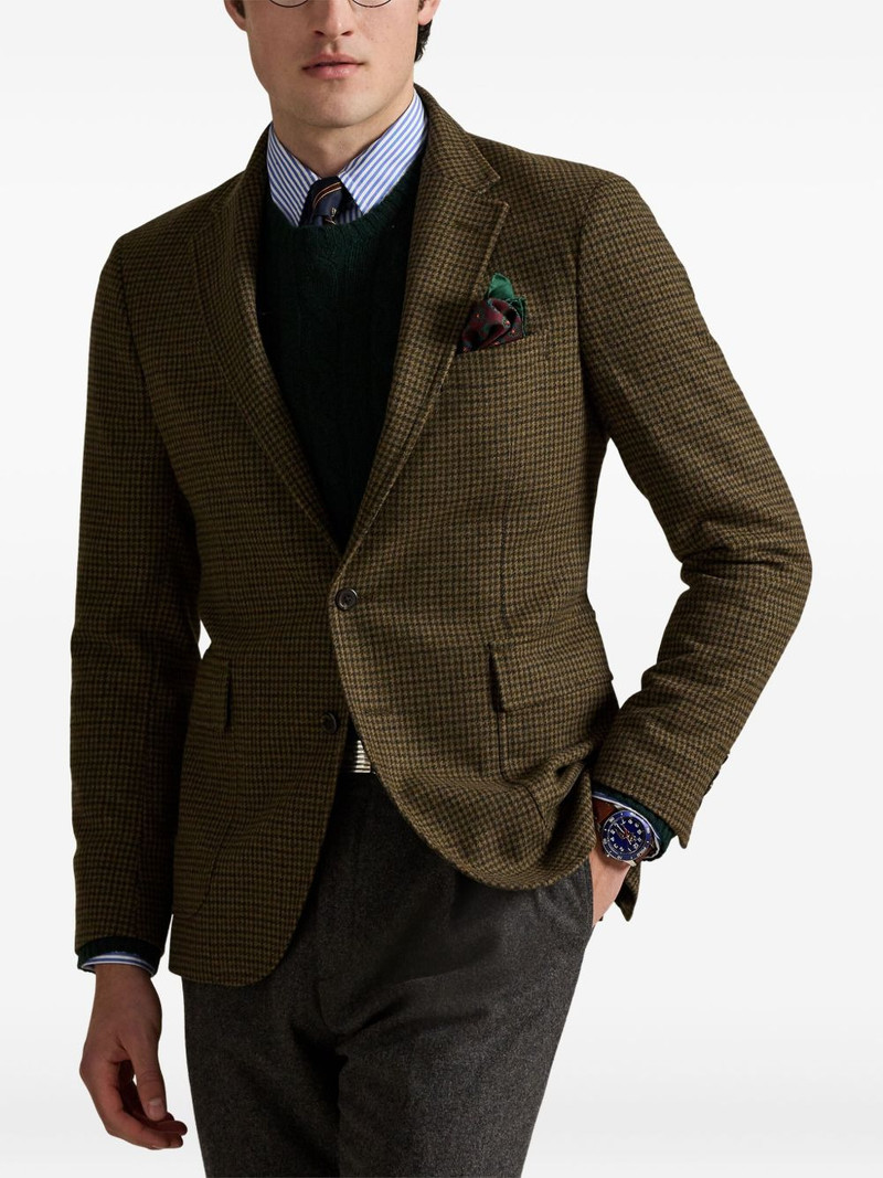 houndstooth single-breasted blazer 3