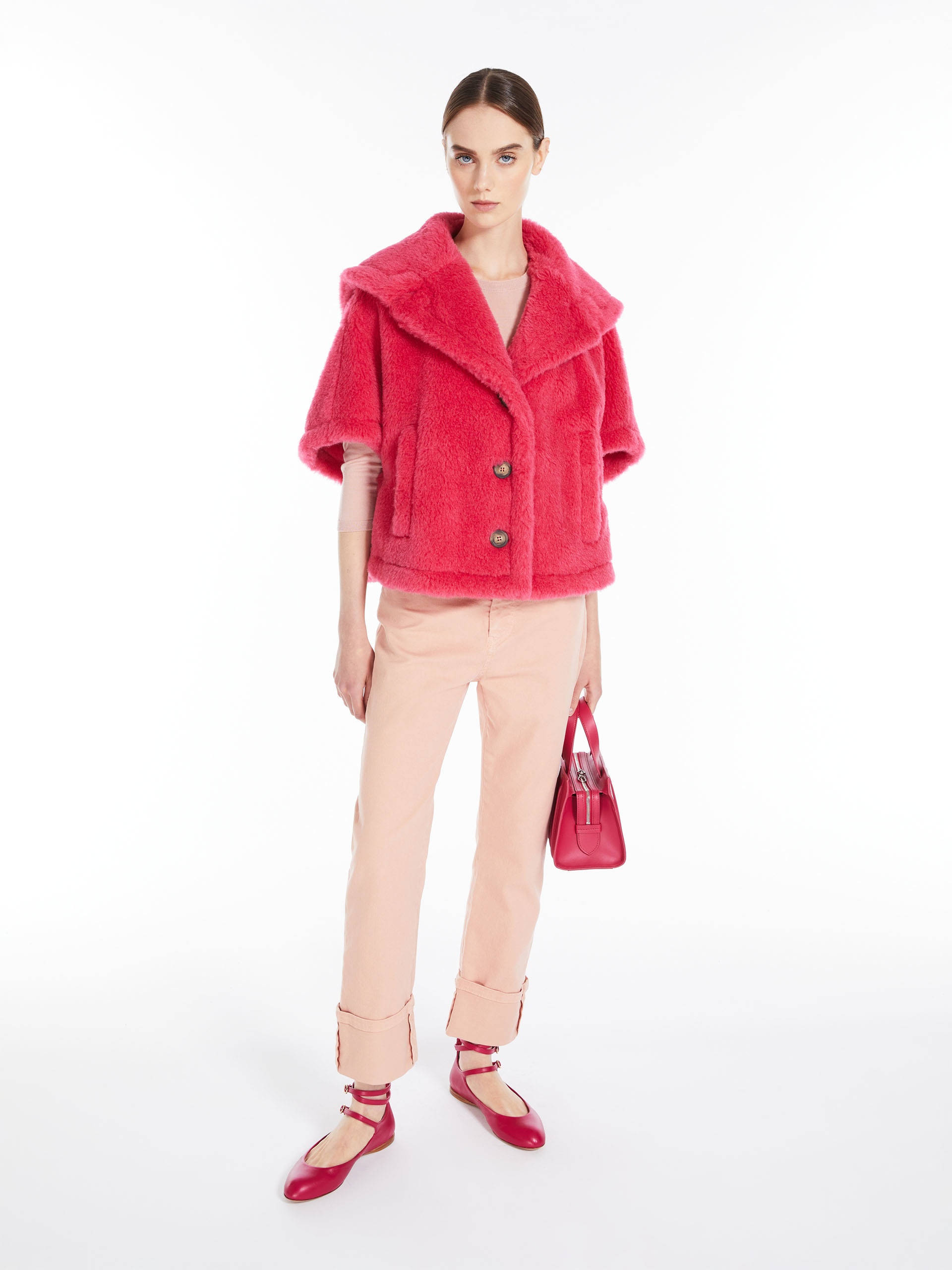 CAMBUSA1 Teddy fabric cape - 2
