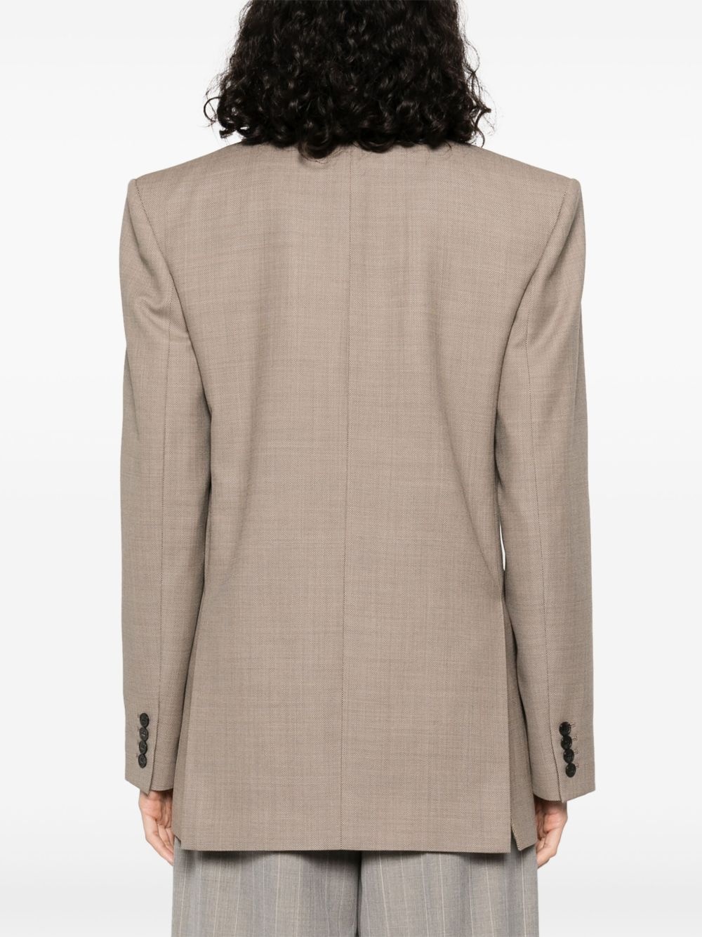wool blazer - 4