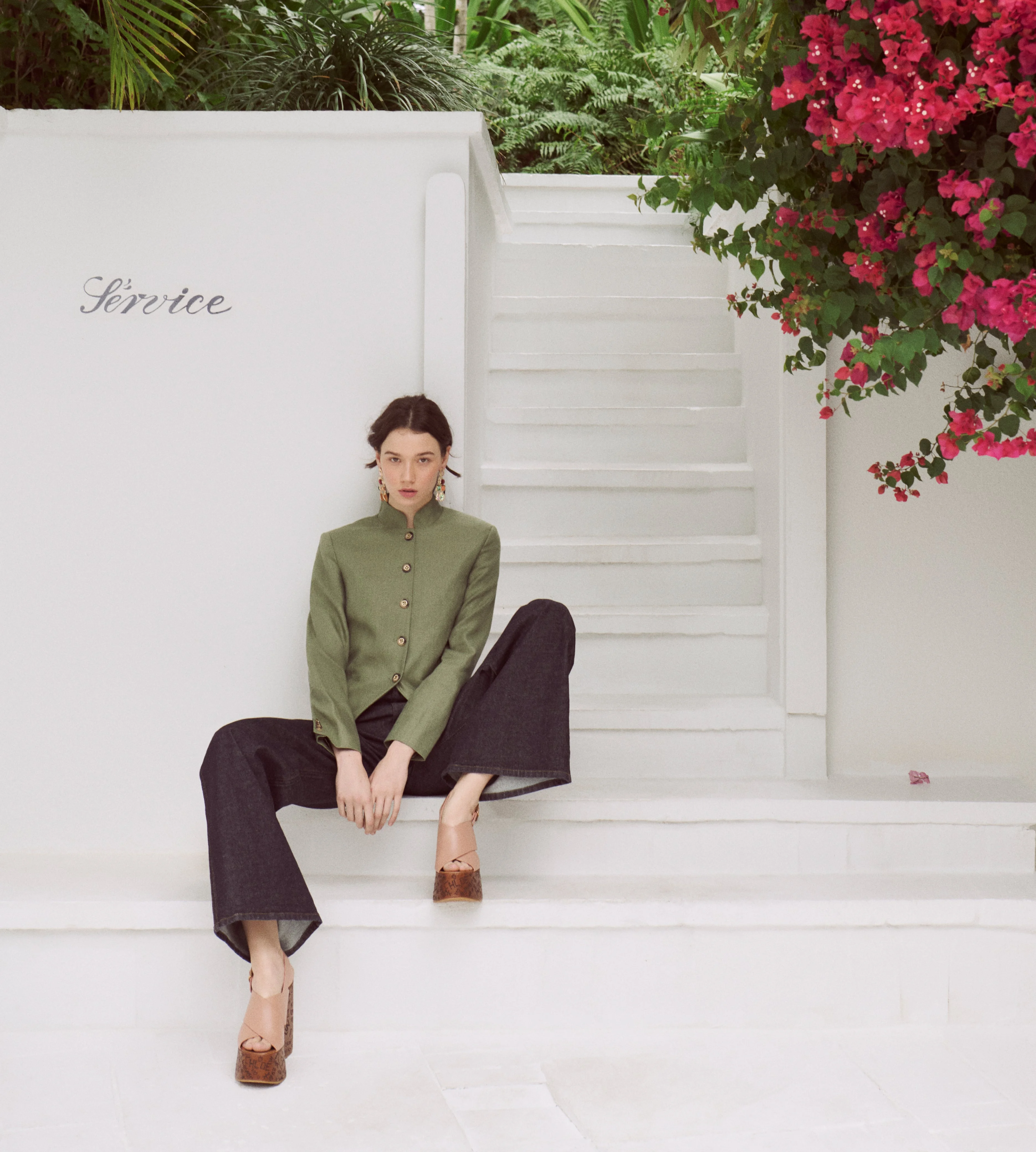 The Valerie Jacket - Olive - 1
