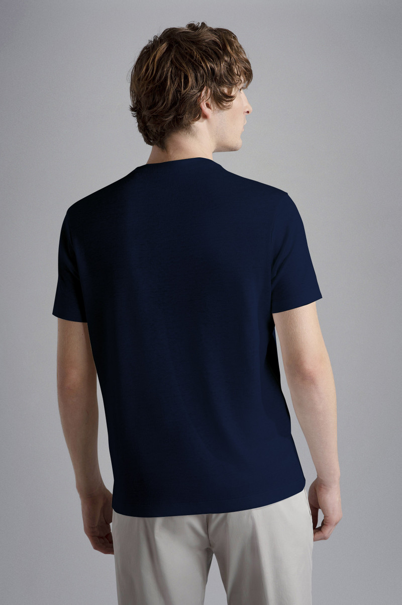FADED LINEN JERSEY T-SHIRT 3