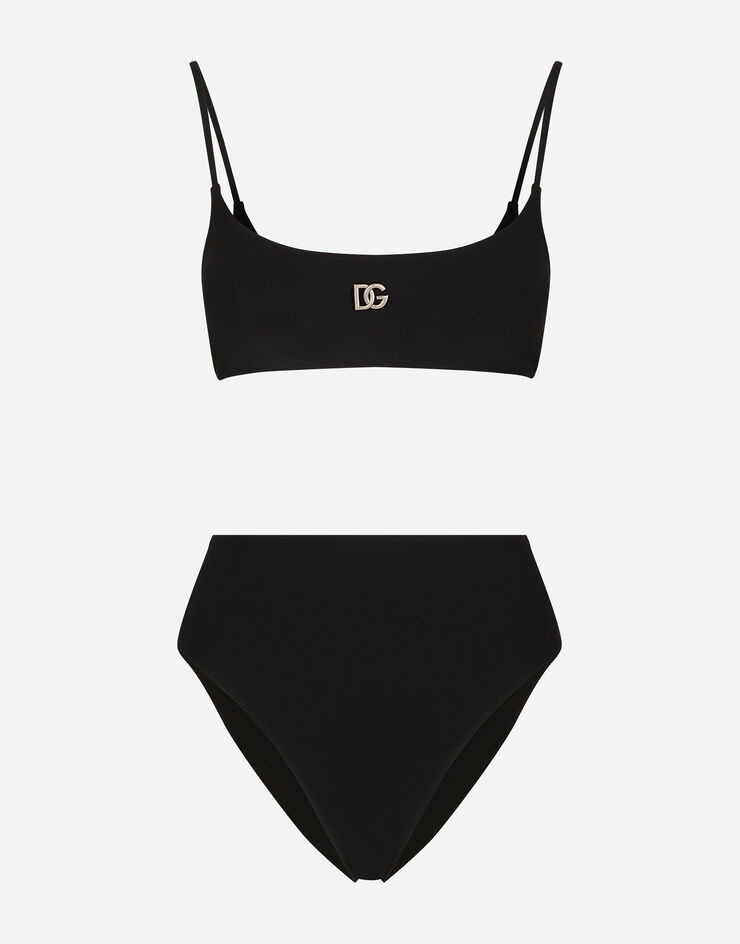 Bralet bikini with DG logo - 1