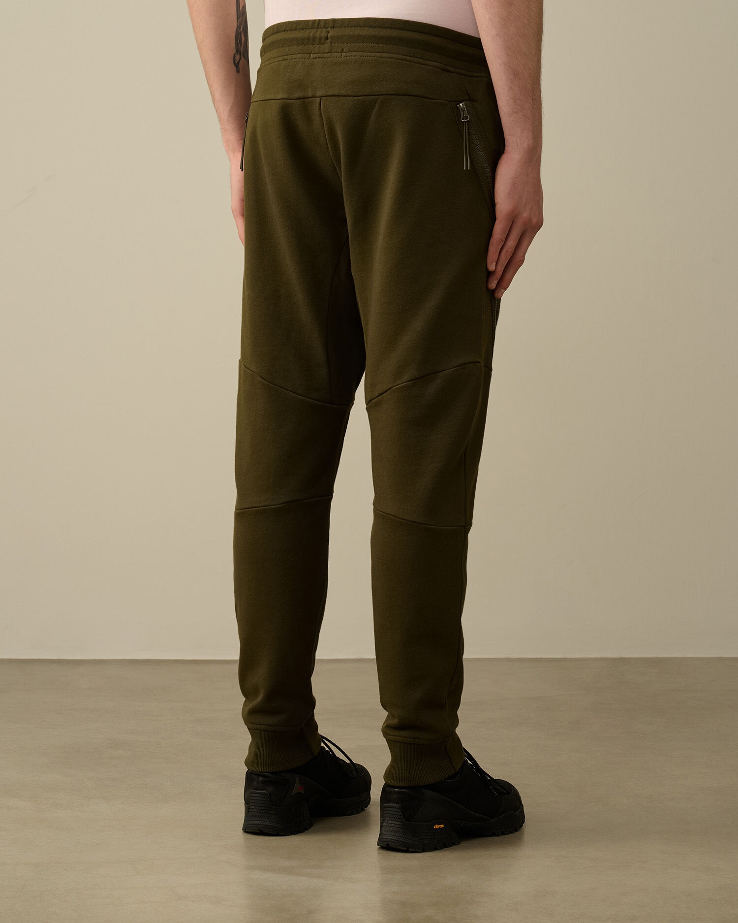 Diagonal Raised Fleece Sweatpants - 3