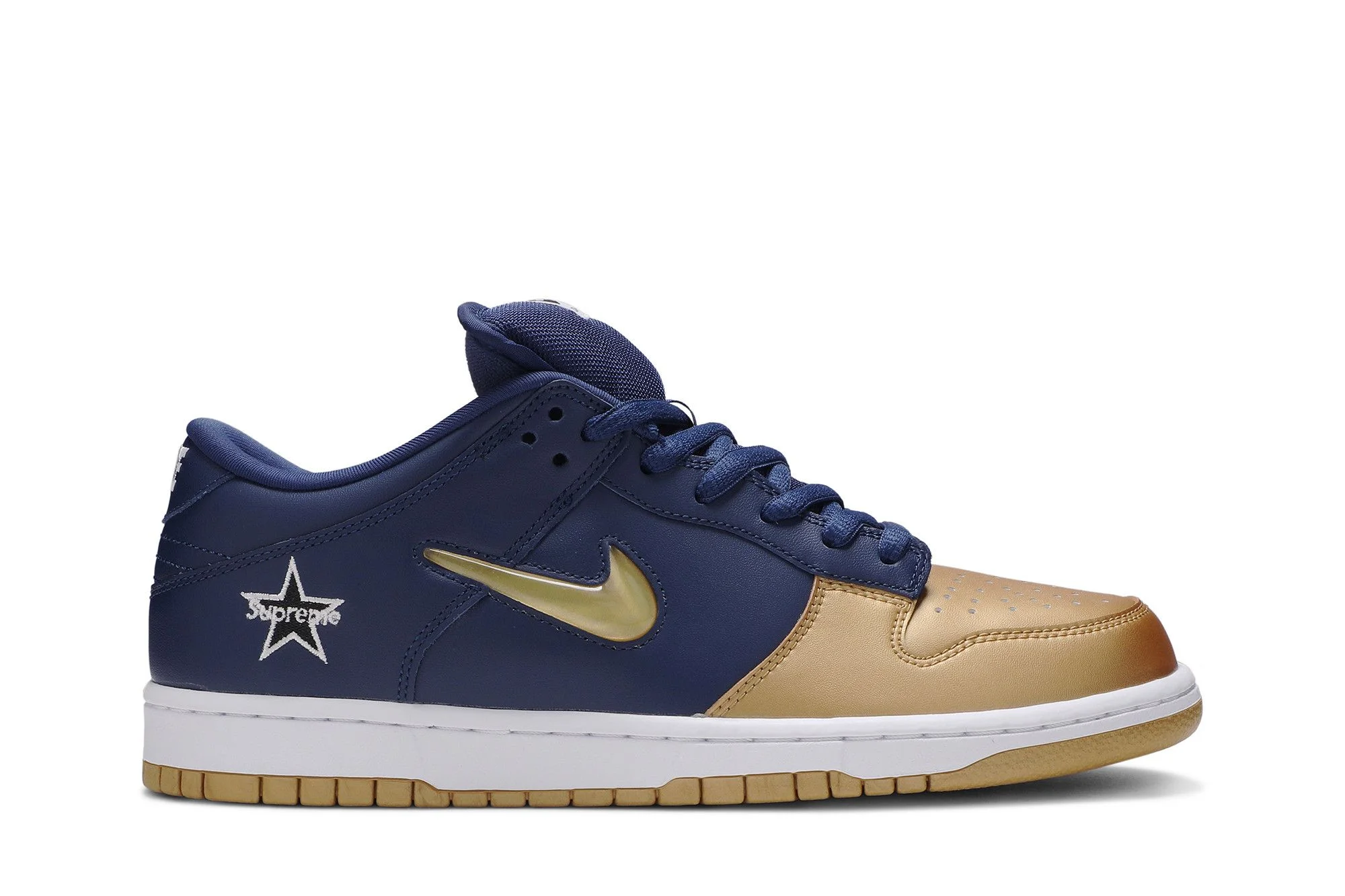 Supreme x Dunk SB Low QS 'Metallic Gold' - 1