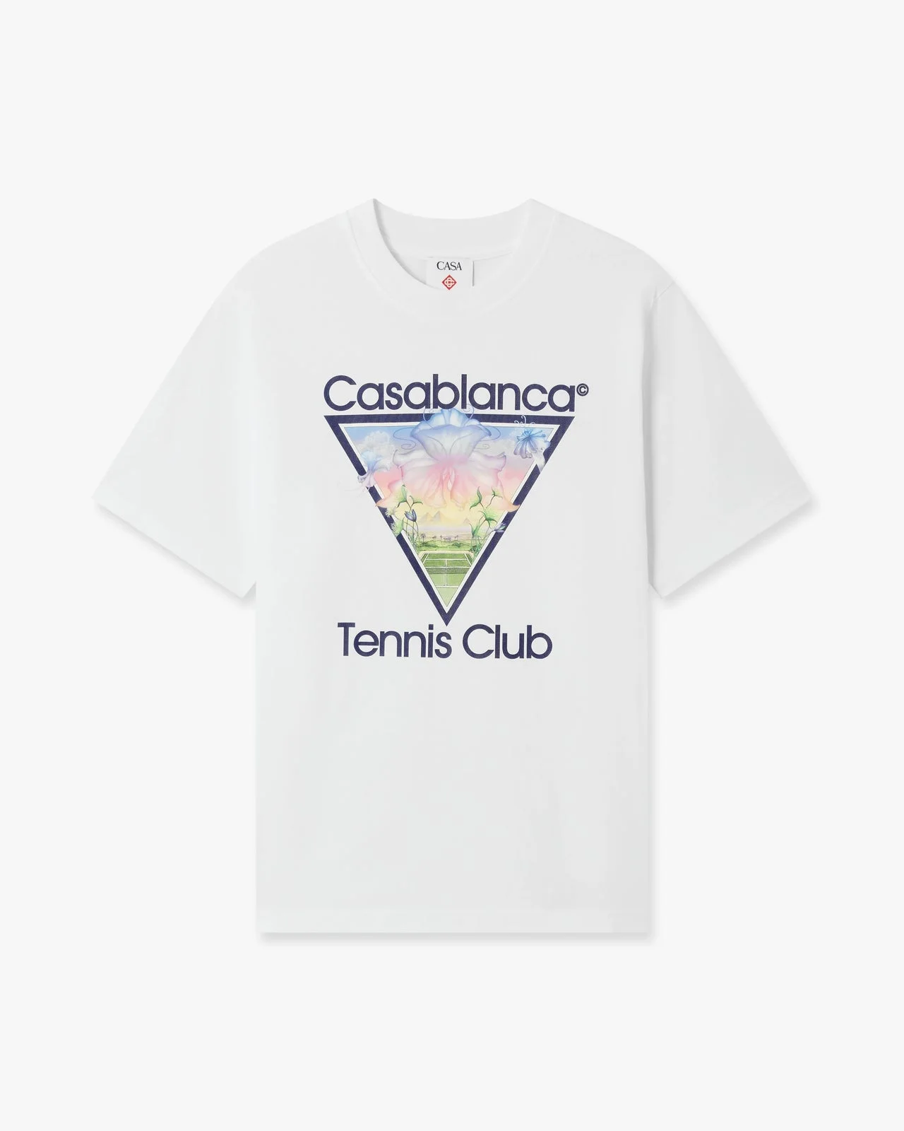 White Tennis Club Icon Short Sleeve T‑Shirt - 1