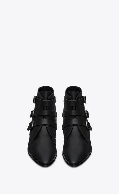 SAINT LAURENT stan boots in smooth leather outlook