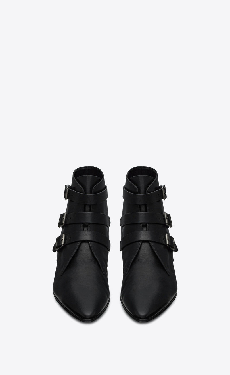 SAINT LAURENT stan boots in smooth leather outlook