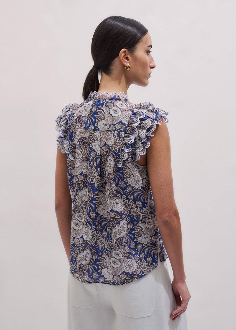 Ruffle Straight Blouse 4