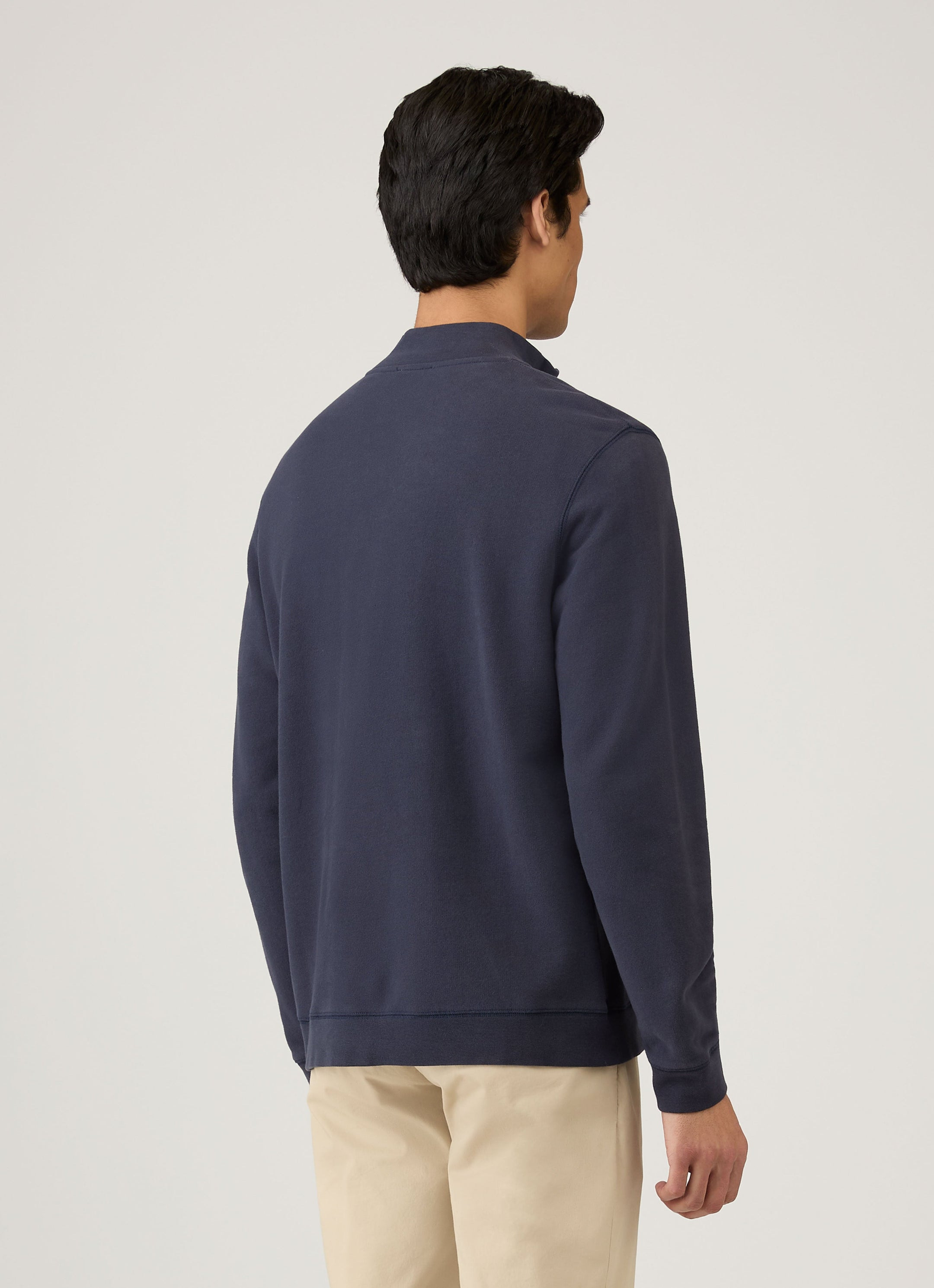 Half Zip Loopback Sweatshirt - 5