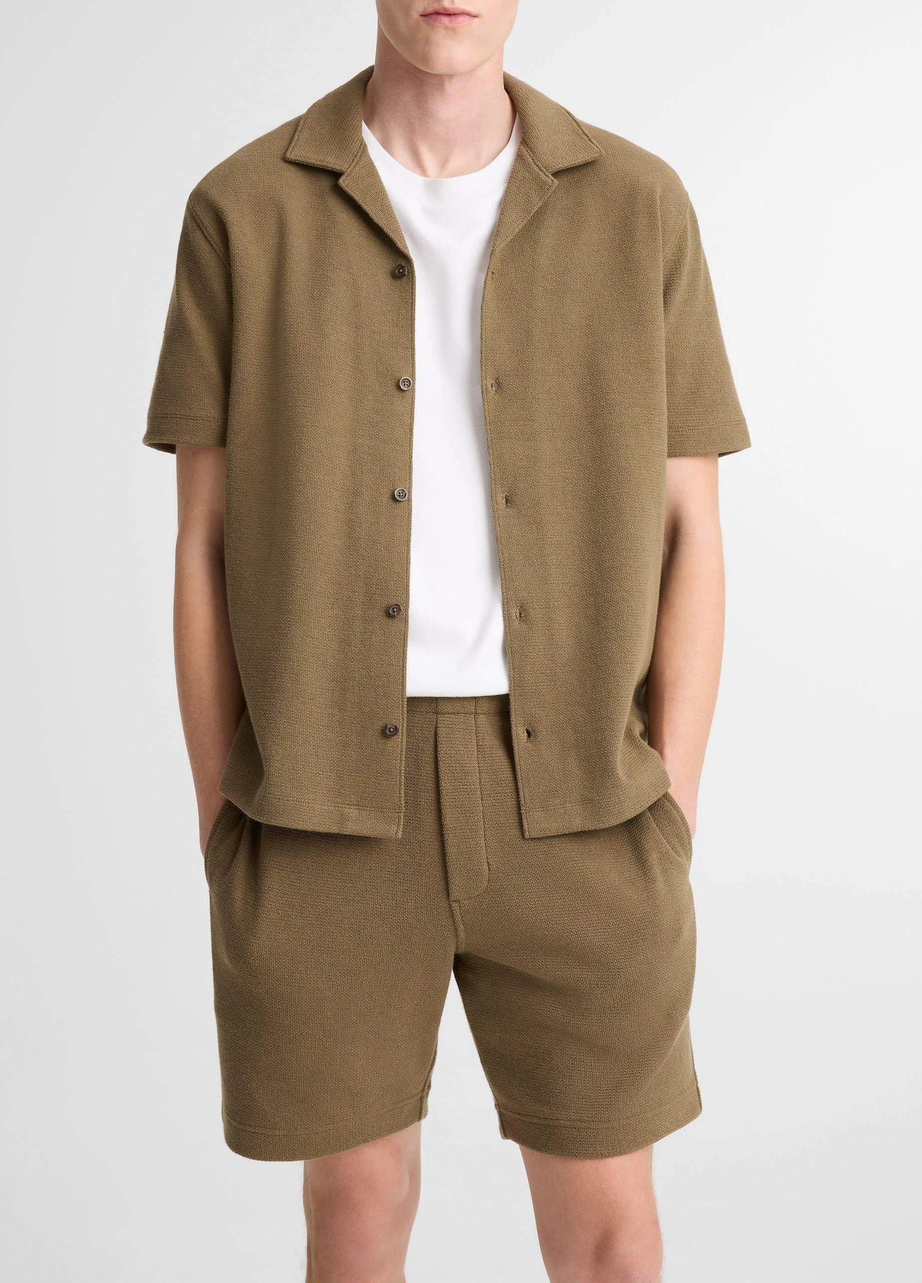 Cotton Bouclé Cabana Shirt - 1