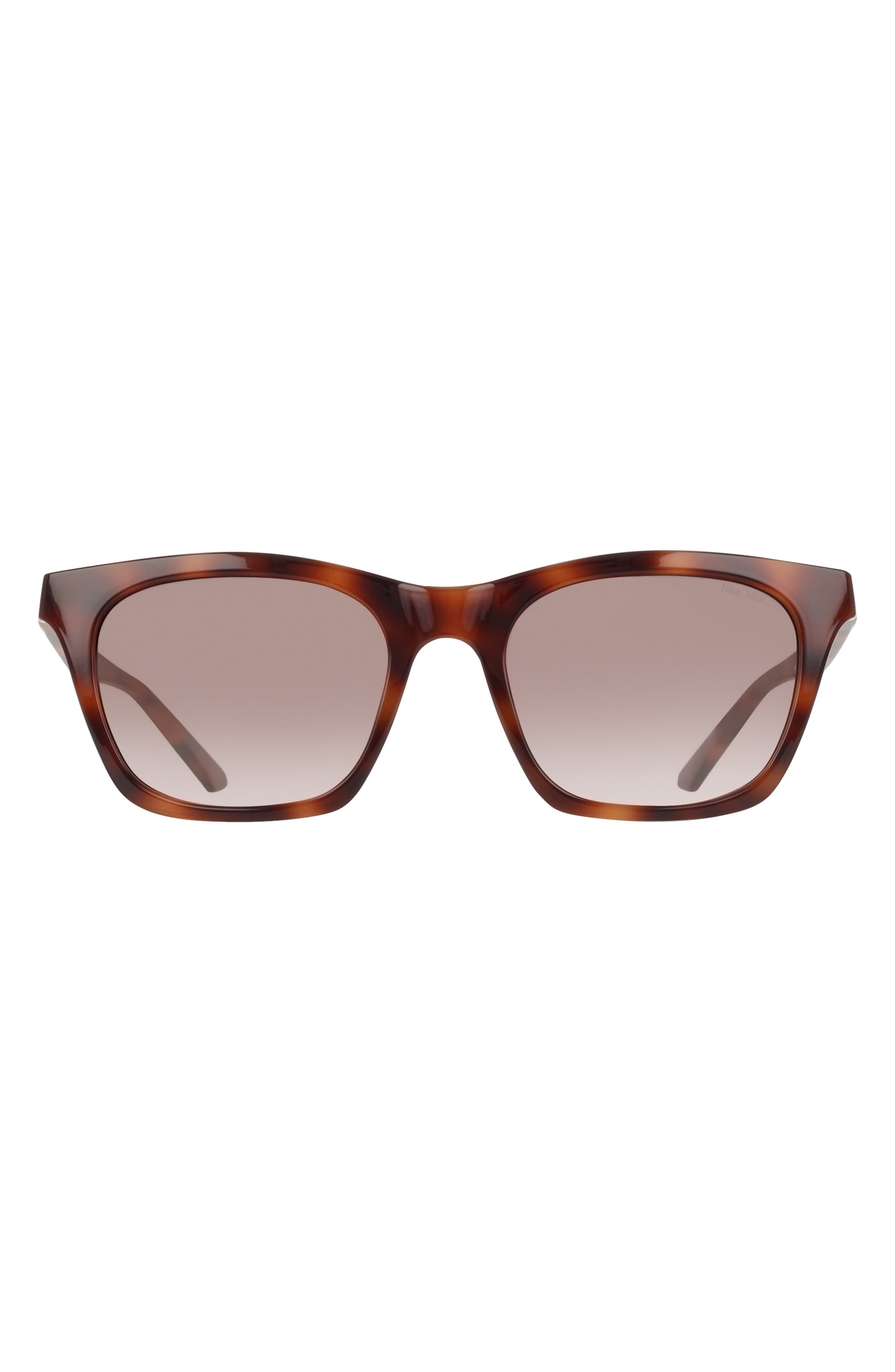 Nike Vital Flow 53mm Gradient Tea Cup Sunglasses in Tortoise /Brown Gradient at Nordstrom - 1