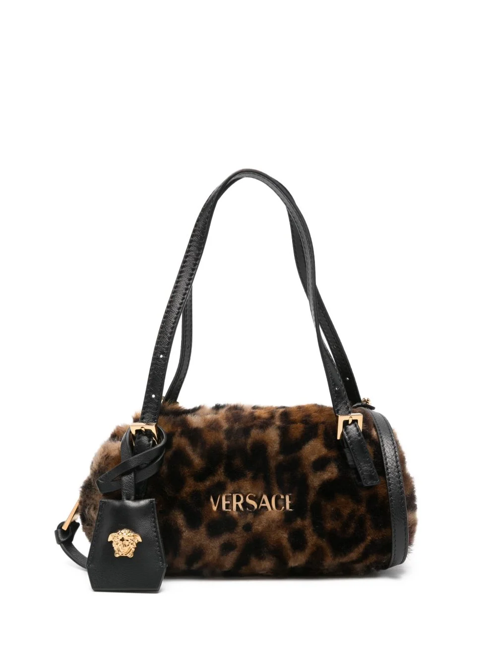 mini Tag leopard-print shoulder bag - 1