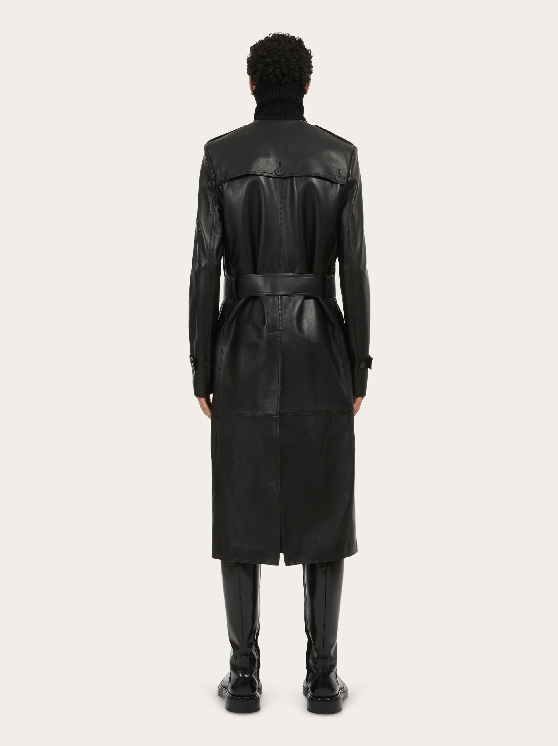 Leather trench - 3