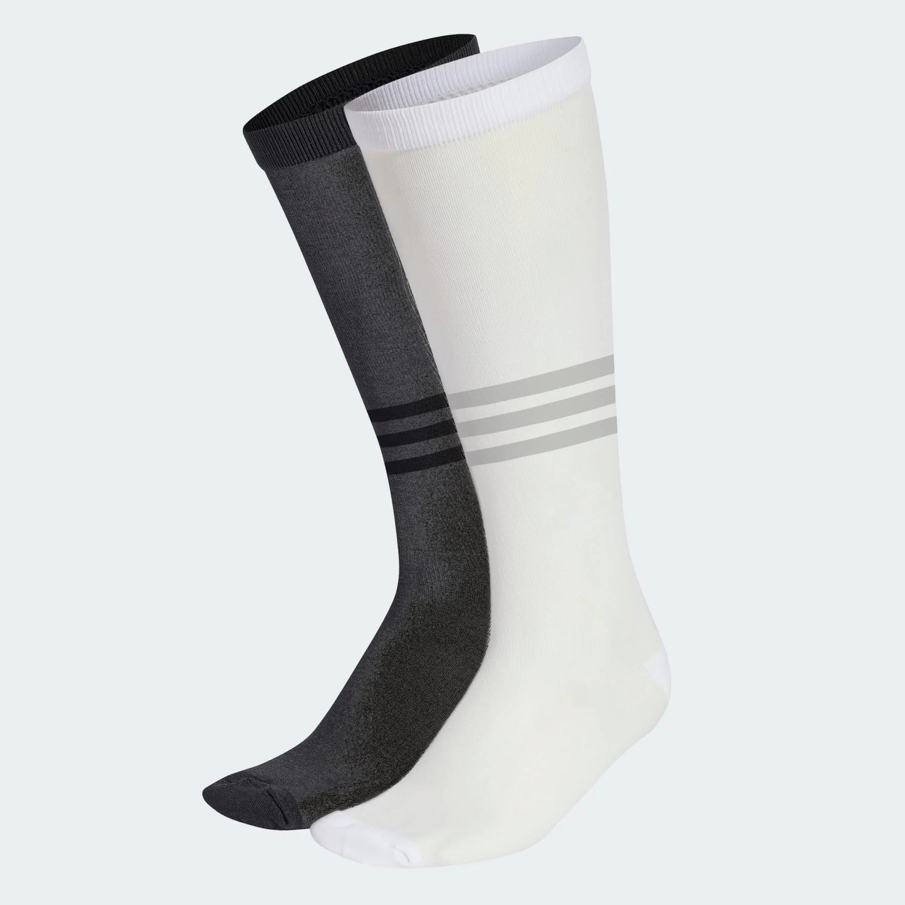 SHEER HIGH CREW SOCKS 2 PAIRS - 1