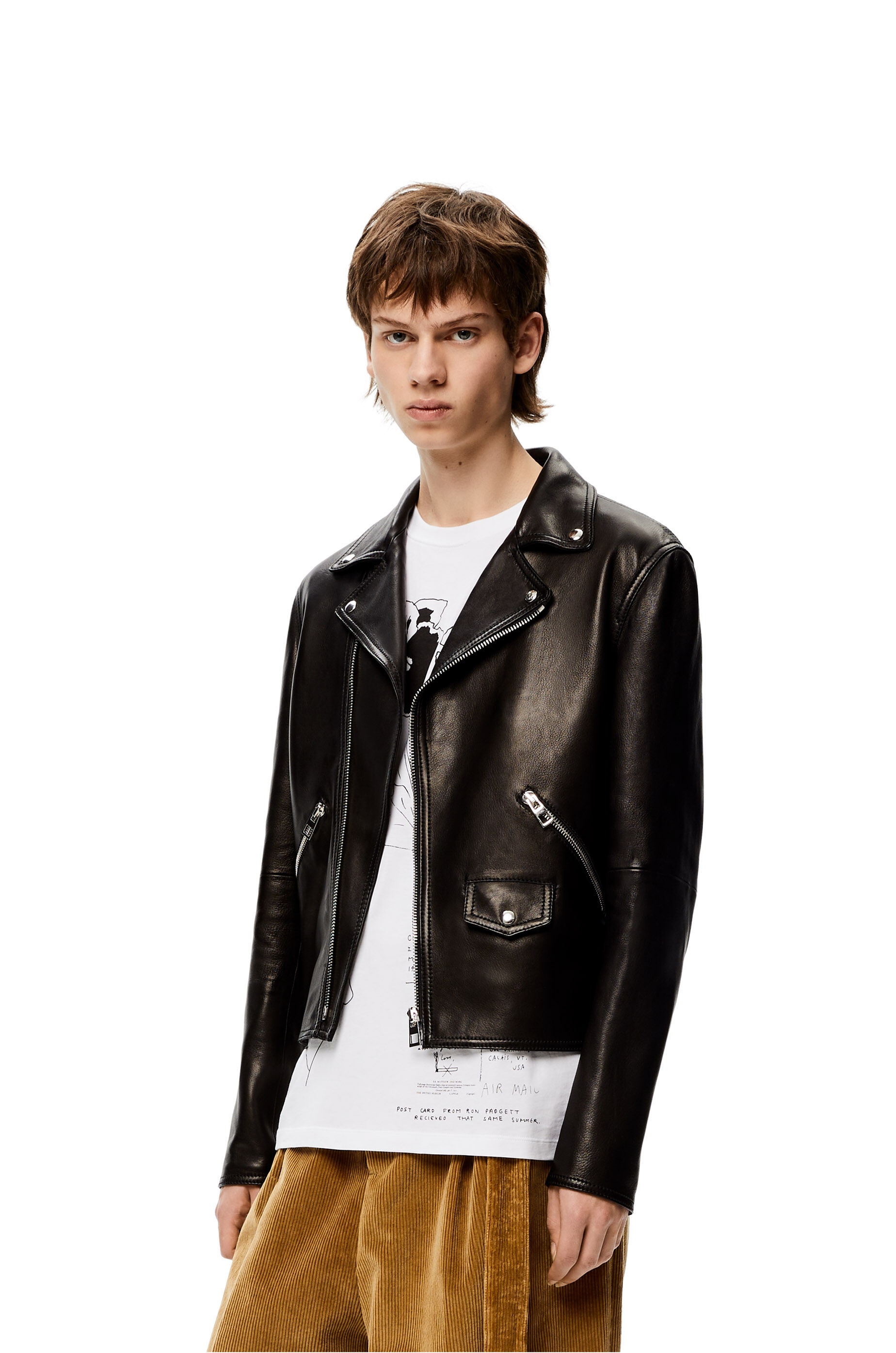 Biker jacket in nappa - 3