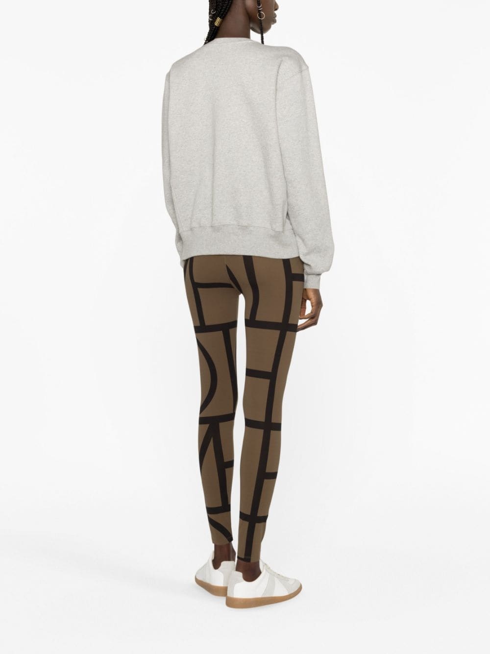crew-neck long-sleeve top - 3