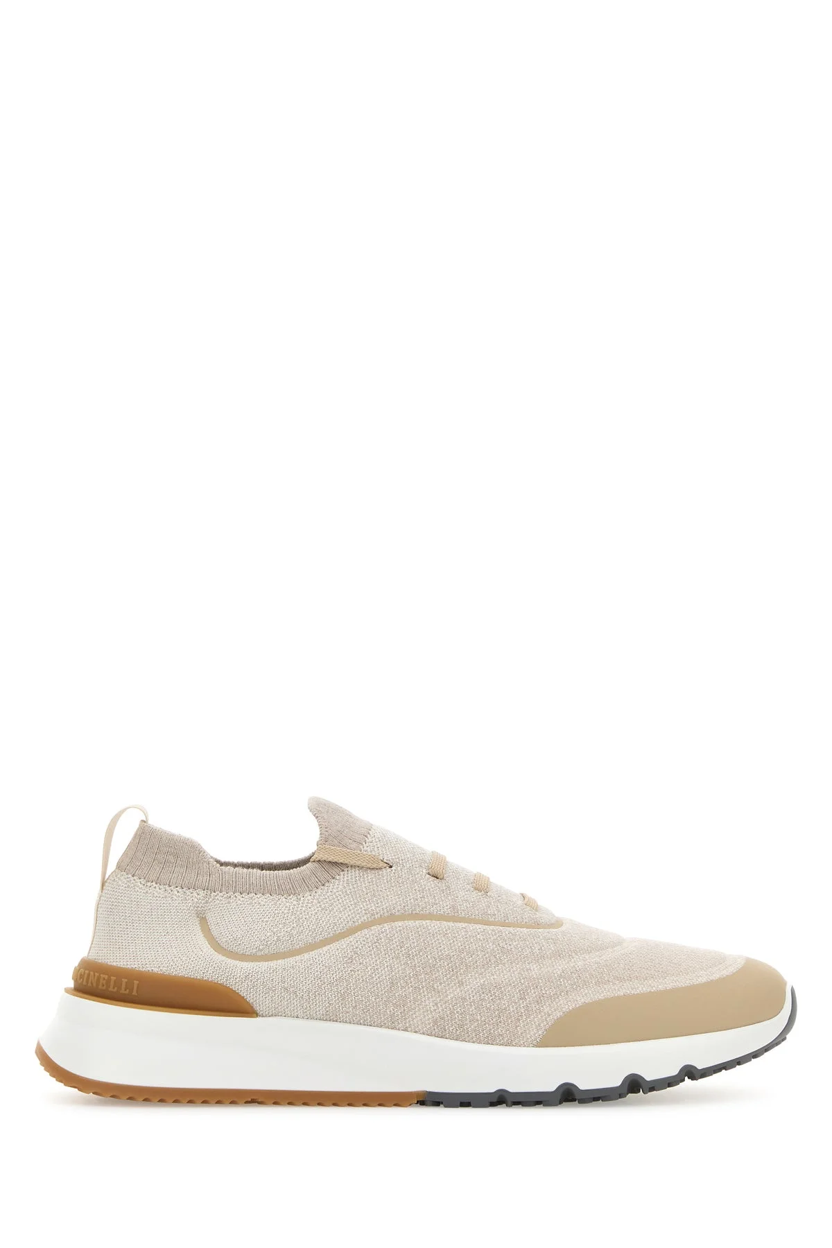 Sand canvas sneakers - 1