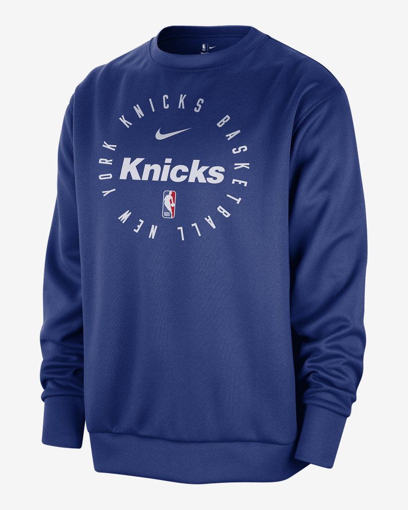 New York Knicks Spotlight Men's Nike Dri-FIT NBA Crew-Neck Sweatshirt 1