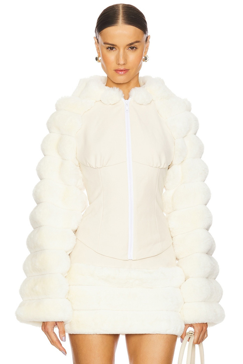 Faux Fur Hooded Jacket 1