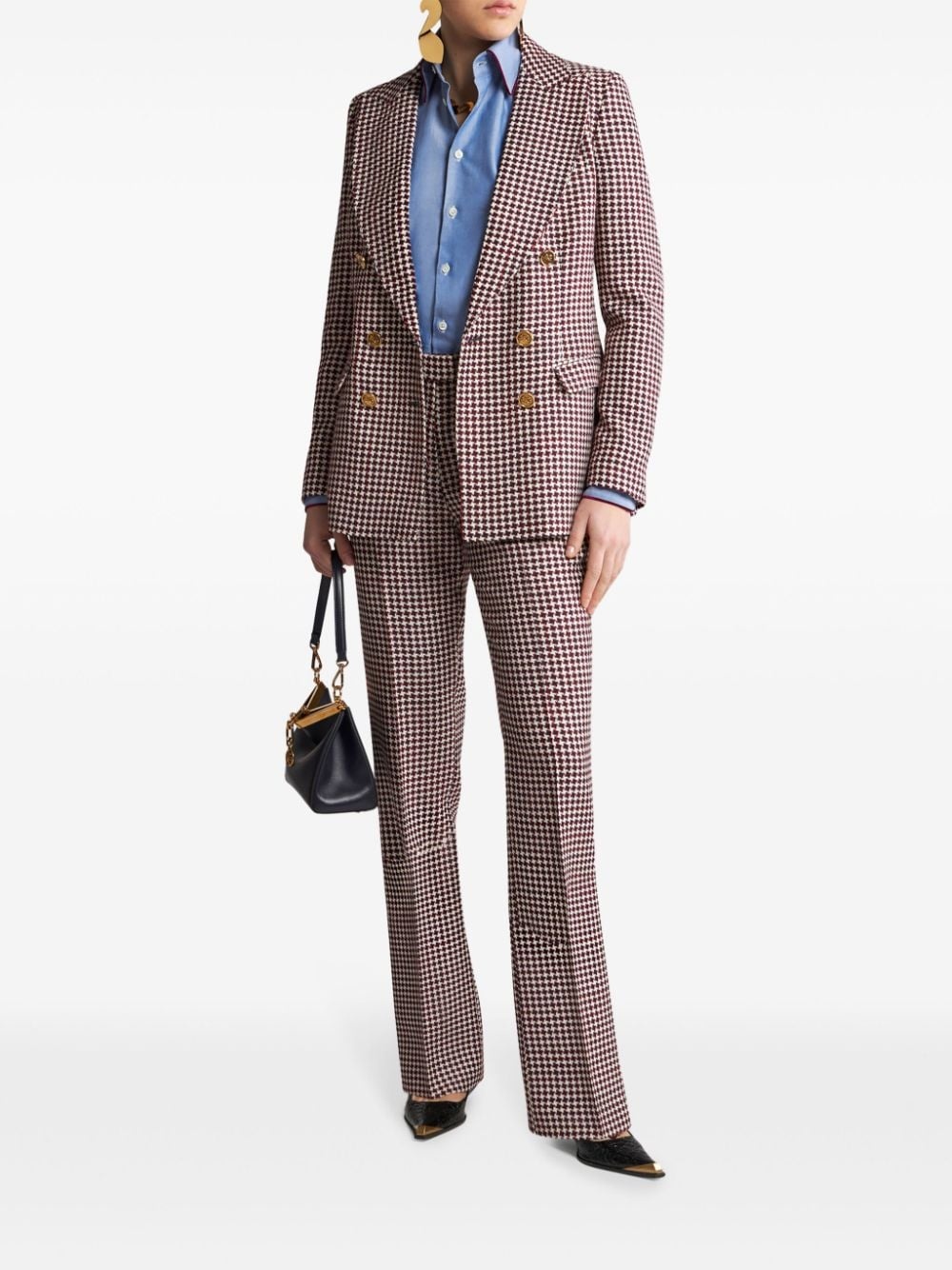straight-leg tailored trousers - 2