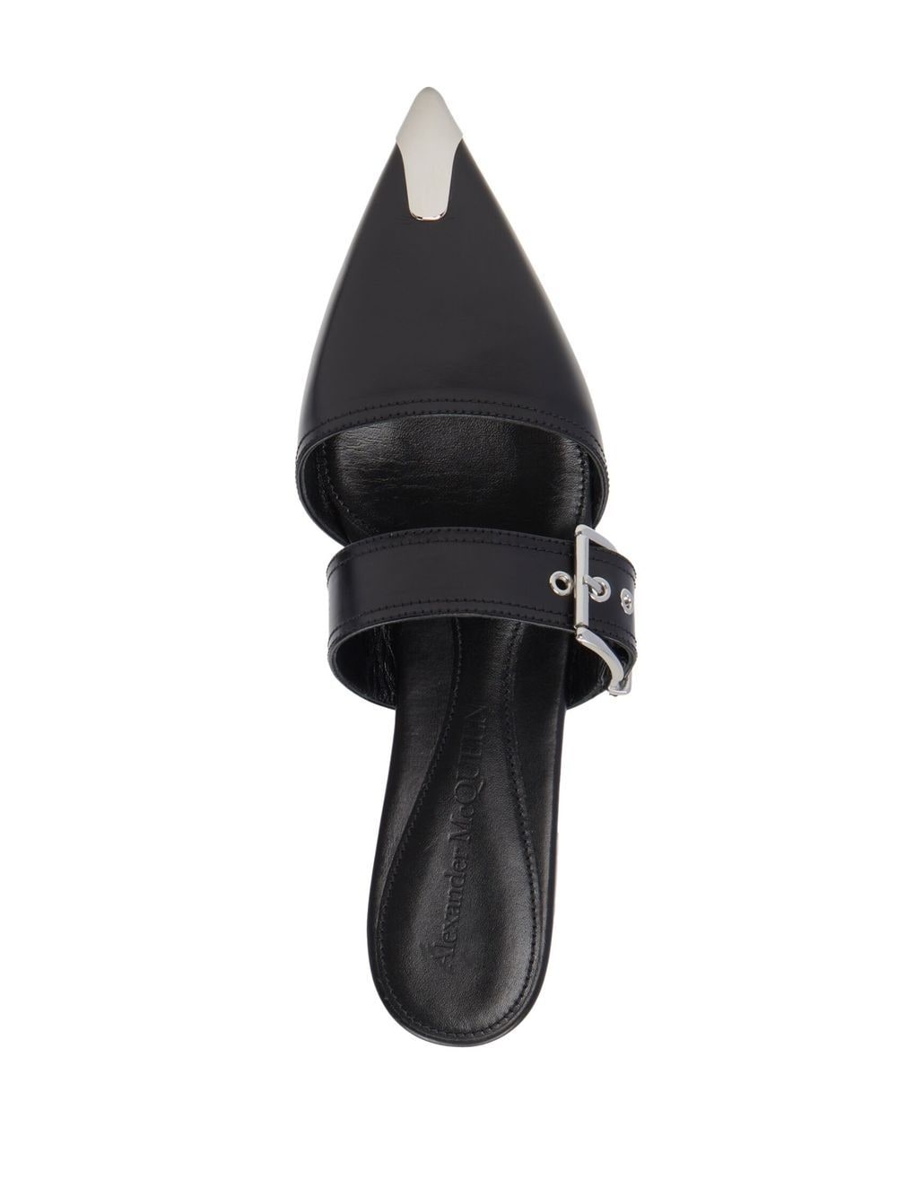 buckle-detail leather pumps - 4
