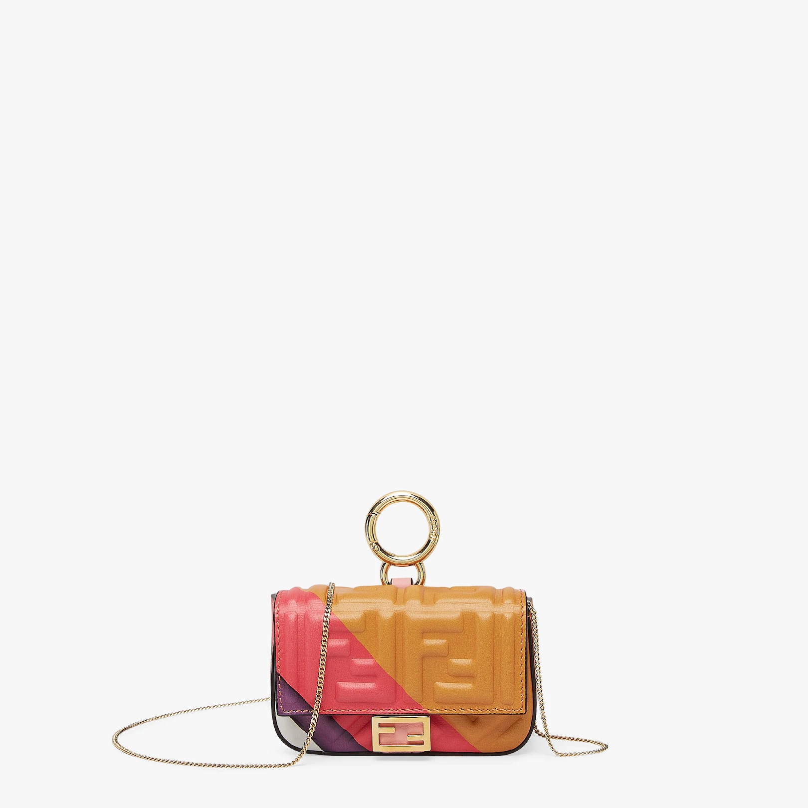 Multicolor nappa leather charm - 1